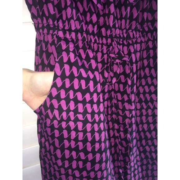 SHORT PURPLE DRESS WITH POCKETS! - Picture 3 of 4